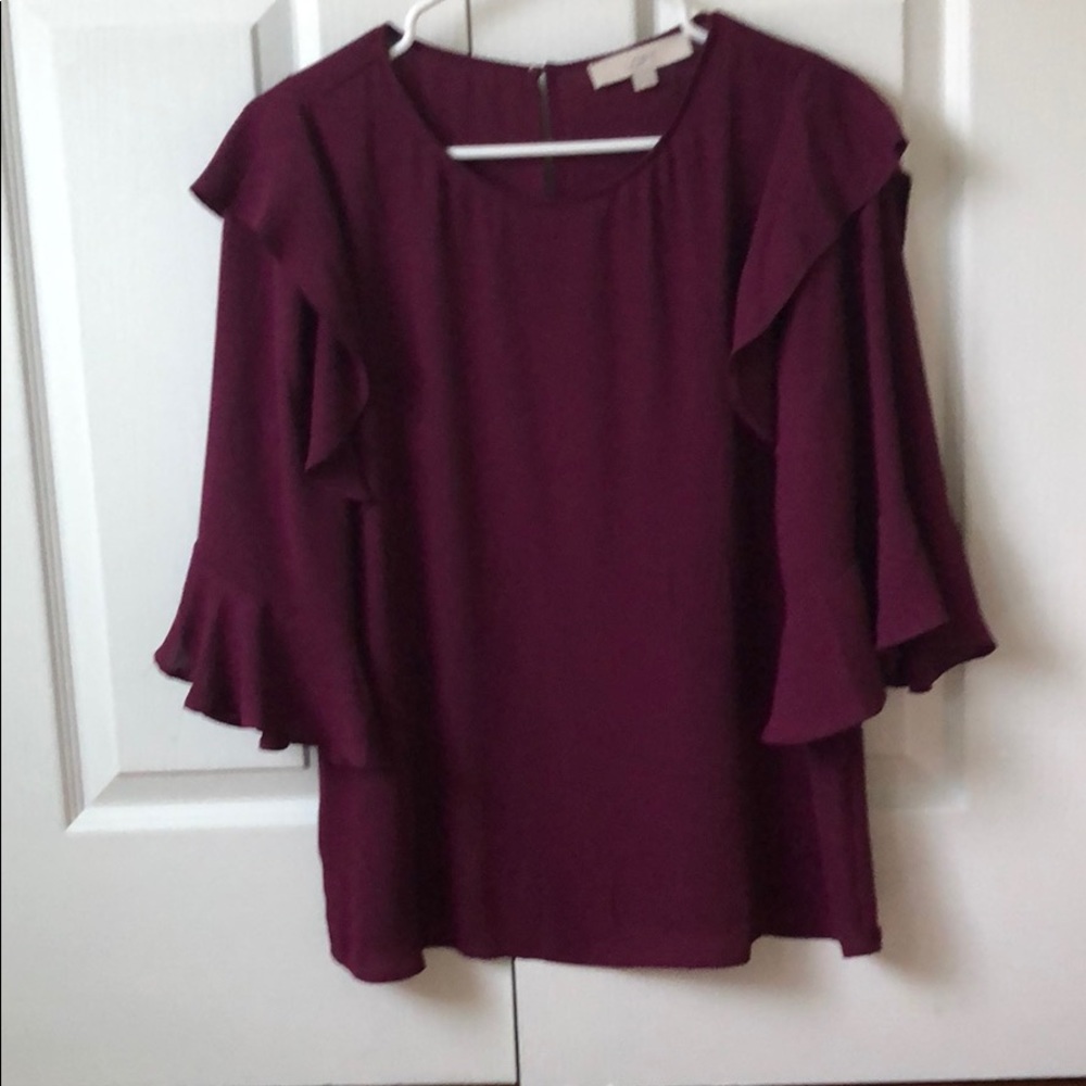 Plum blouse